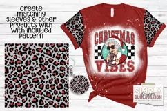 Retro Mrs. Claus |Christmas Vibes Sublimation Png Product Image 4
