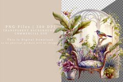 Reading nook clipart, Reading clipart, Books clipart Product Image 6