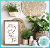Let Your Faith Be Bigger Than Your Fear Quote SVG Product Image 3