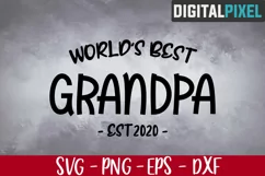 Worlds Best Grandpa Svg, Grandpa the Legend, Worlds Okayest Product Image 1