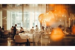 sleek blurred modern interior hotel Product Image 1