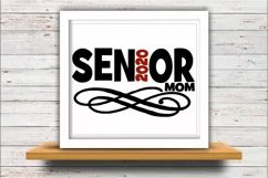 Football svg SVG DXF JPEG Silhouette Cameo Cricut Senior mom Product Image 2
