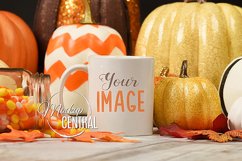 Halloween Coffee Mug Glass Cup Mockup JPG Product Image 1