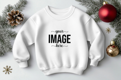 Christmas Sweatshirt Mockup, Christmas Baby Mockups Product Image 1