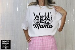 World’s Best Mama Svg Cut Files Creative Art Product Image 1
