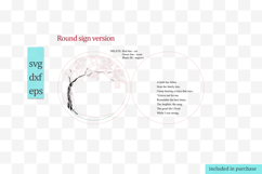 The limb has fallen ornament svg Product Image 4