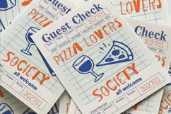 Funny Guest Check PNG Vintage Diner Style, Sublimation PNG. Product Image 3