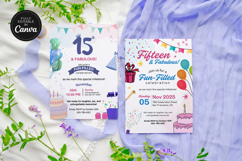 15th Birthday Invitation Card Template Product Image 7