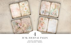 Wedding Junk Journal Digital Paper Bi-fold Product Image 1