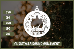 Christmas Ornament SVG,Christmas Paper cut SVG Product Image 1