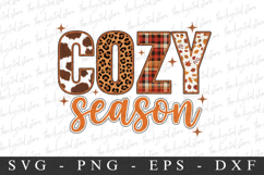 Cozy Season Clipart Sublimation PNG | Fall Png Product Image 1