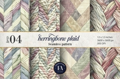 Herringbone Plaid Pattern | Fabric seamless Texture Product Image 1