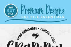 Grammy svg - a Grammy heart grandma svg for crafters Product Image 2