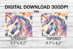 Unicorn Tumbler Wrap - 20 oz Tumbler Sublimation Product Image 2