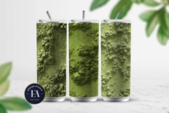 Matcha Powder Texture, Green Matcha Dust Digital Paper Product Image 2