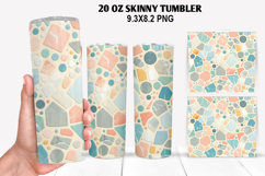 Flower Skinny Tumbler 20oz Wrap Design, Animal Tumbler Wrap Product Image 1