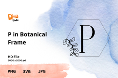 Botanical Frame Monogram Product Image 1