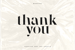 Wonderz Typeface A Modern Serif Product Image 16