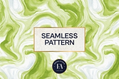 Watercolor Matcha Pattern, Green Wash Texture Product Image 3