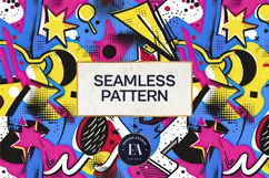 Pop Art Digital Paper |Comic Book Background Product Image 3