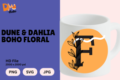 Dune &amp; Dahlia Boho Floral Monogram Product Image 1