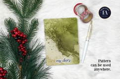 Spilled Matcha Texture, Green Abstract Liquid Digital Paper Product Image 4