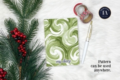 Watercolor Matcha Pattern, Green Wash Texture Product Image 4