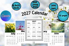 2027 calendar templates with images 2 Product Image 1