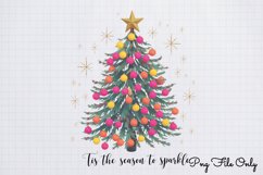 Pink Christmas Sublimation Quotes Clipart PNG Product Image 1