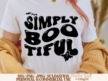 Simply Bootiful SVG, Halloween SVG, Spooky SVG, Creepy SVG Product Image 8