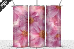 Flowers Tumbler Wrap | Sublimation Design | Tumbler PNG Product Image 1