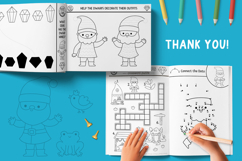 Dwarf coloring games, activities, coloring pages for kids Product Image 16