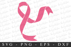 PInk Ribbon PNG | Breast Cancer Awareness Png Product Image 1