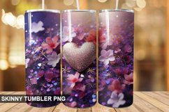 3D Valentine&#039;s Day Tumbler Design | Sublimation Wrap 20 Oz Product Image 1