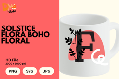 Solstice Flora Boho Floral Monogram Product Image 1