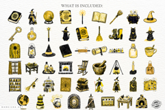 Halloween Witch Clipart Product Image 4