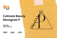 Cultivate Beauty Monogram Product Image 1