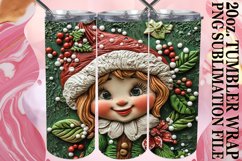 Cozy Dreams 20oz tumbler wrap, Christmas Product Image 1