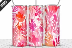 Flowers Tumbler Wrap | Sublimation Design | Tumble PNG Product Image 5