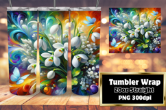 Chic 20oz Tumbler Design for Gifts , Flowers Product Image 1