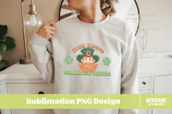 Happy St Patrick's Day PNG DTF Irish Lucky Leprechaun Beer Product Image 2
