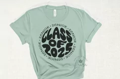 Senior Class of 2025 in the shape of a circle SVG Cut Product Image 1