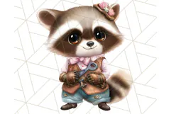 Vintage Steampunk Forest Animal PNG Clipart for Sublimation Product Image 4
