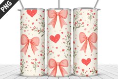 Lovely Hearts Tumbler Design | Valentine&#039;s Day Tumbler Wrap Product Image 5
