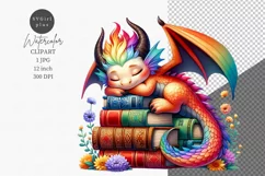 Fantasy clipart, Baby dragon clipart Product Image 1