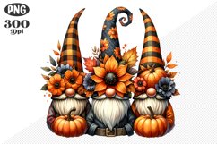Halloween Gnomes Sublimation - Clipart PNG Design Product Image 1