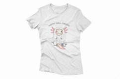 Halloween Axolotl Ghost Costume BOO Spooky PNG Uparupa Product Image 2