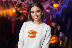 Knitted Jack O Lantern Macaron Doll PNG Product Image 2