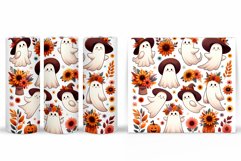 Cute Ghost Tumbler Sublimation. Ghost Halloween Tumbler Product Image 2