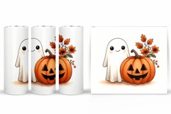 Cute Ghost Tumbler Sublimation. Cute Ghost Sublimation Product Image 2